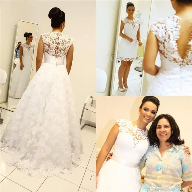 2019 New Princess Wedding Dress Scoop Appliqued Detachable Train Wedding Gown Sleeveless Boho Bride Dress Vestido de noiva
2019 New Princess Wedding Dress Scoop Appliqued Detachable Train Wedding Gown Sleeveless Boho Bride Dress Vestido de noiva