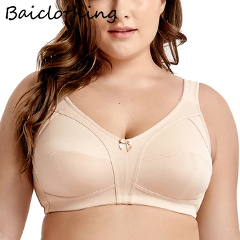 40 42 44 46 48 50 52 B C D DD E F Plus Size Bra Women's Non-Padded Wire Free Comfort Lift Full Coverage Support Bra
40 42 44 46 48 50 52 B C D DD E F Plus Size Bra Women's Non-Padded Wire Free Comfort Lift Full Coverage Support Bra