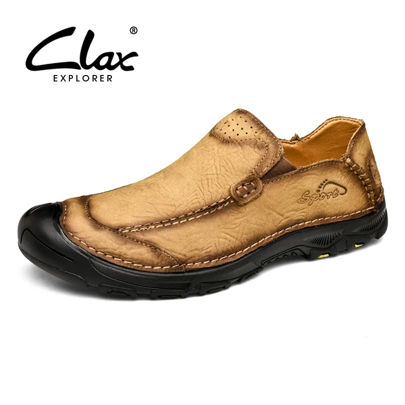 CLAX Men leather shoe slipons summer mans loafers breathable male casual shoes Outdoor walking Shoe
CLAX Men leather shoe slipons summer mans loafers breathable male casual shoes Outdoor walking Shoe