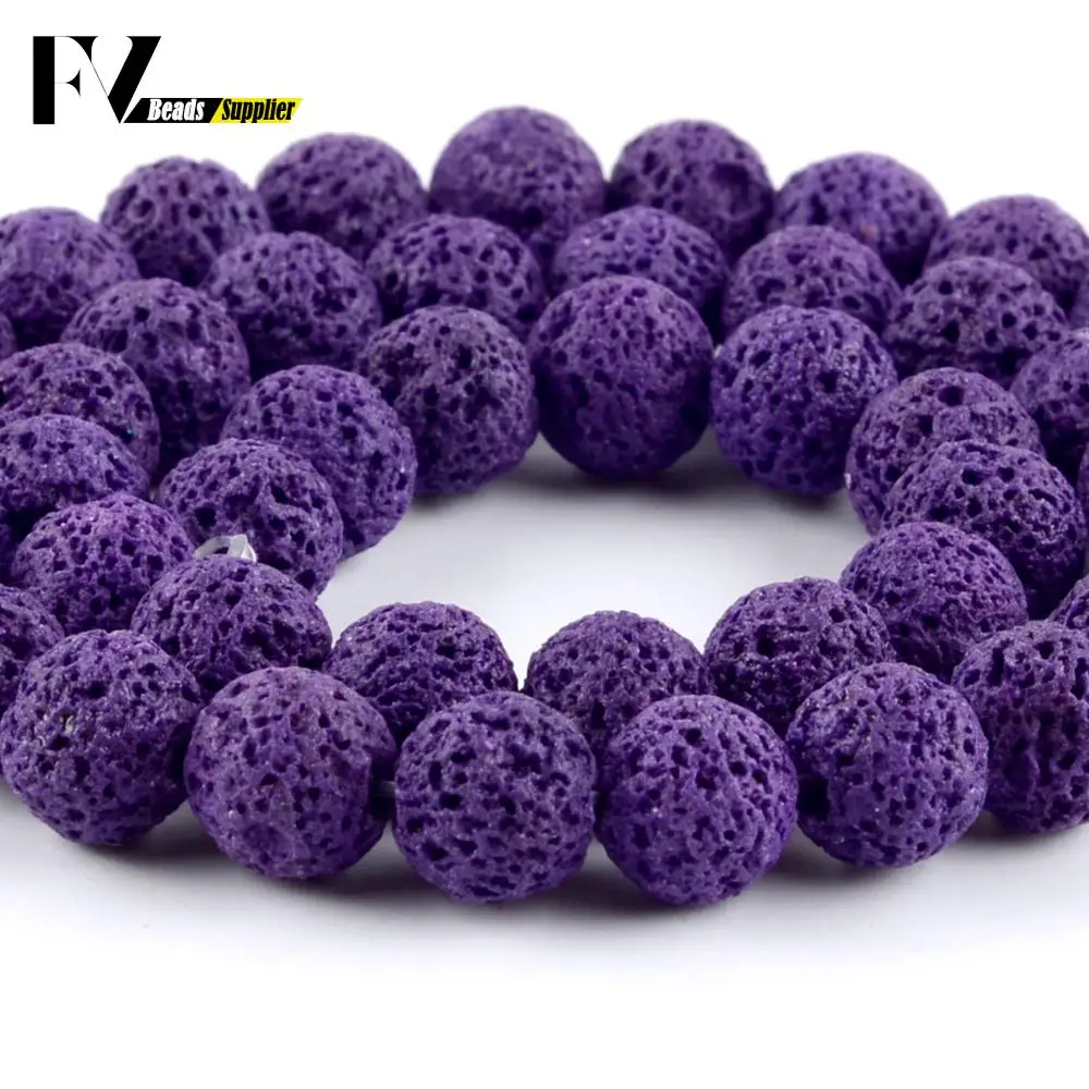 Natural Purple Lava Stone Round Loose Beads for Needlework Jewelry Making 6-12mm Volcanic Rock Gem Beads Diy Handmade Jewellery
Natural Purple Lava Stone Round Loose Beads for Needlework Jewelry Making 6-12mm Volcanic Rock Gem Beads Diy Handmade Jewellery