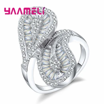Fashion Classic Rings for Women 925 Sterling Silver ed Crystals CZ Engagement Love Promise Ring Jewellery
Fashion Classic Rings for Women 925 Sterling Silver ed Crystals CZ Engagement Love Promise Ring Jewellery