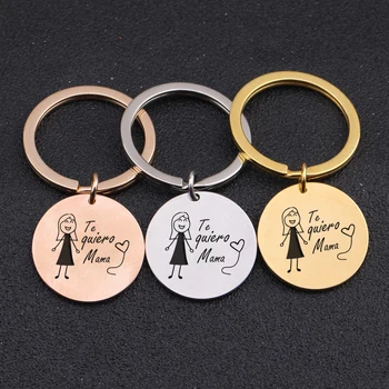 Key Chain Gift To mama Bag Pendant Jewelry Stainless Steel Key Fob Women Fashion Charm Mother's Day Birthday Present Keyring
Key Chain Gift To mama Bag Pendant Jewelry Stainless Steel Key Fob Women Fashion Charm Mother's Day Birthday Present Keyring