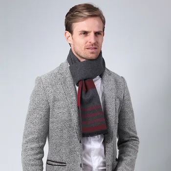 Winter new classic atmosphere stripes men scarf Fashion business men temperament scarf
Winter new classic atmosphere stripes men scarf Fashion business men temperament scarf