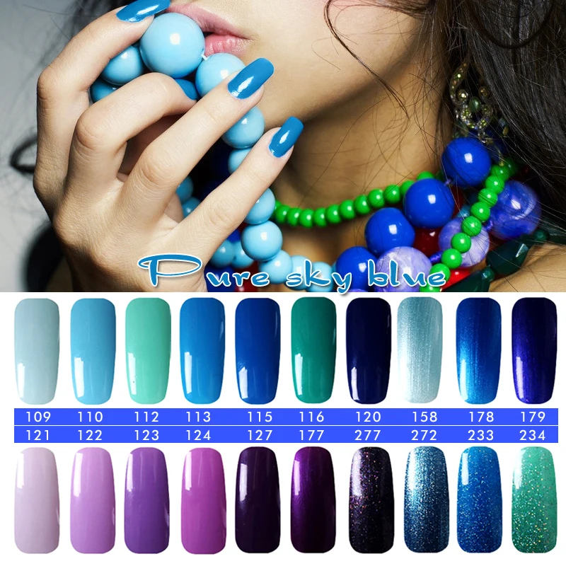Factory Price 150Color Gel Polish Soak Off Long Term UV Gel Nail Polish Blue Purple Series Varnish For Nail UV/LED Lamp Gel DIY
Factory Price 150Color Gel Polish Soak Off Long Term UV Gel Nail Polish Blue Purple Series Varnish For Nail UV/LED Lamp Gel DIY