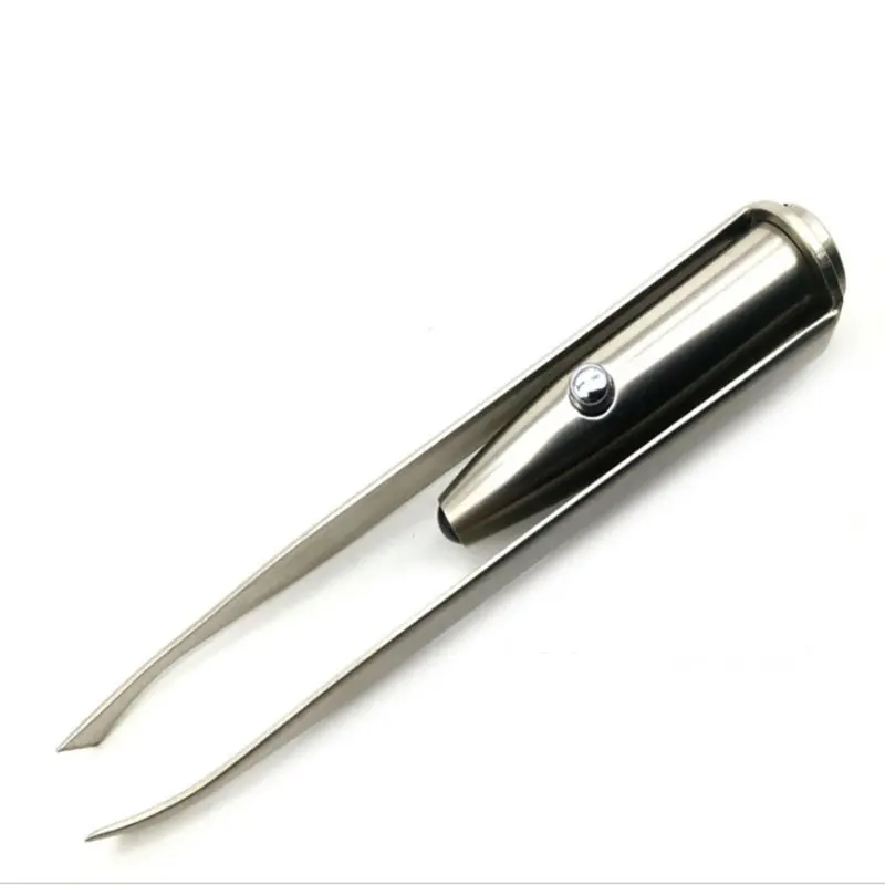 Make Up Tool LED Light Eyelash Eyebrow Hair Removal Tweezer Stainless Steel Useful
Make Up Tool LED Light Eyelash Eyebrow Hair Removal Tweezer Stainless Steel Useful