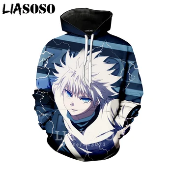 LIASOSO 2019 Winter New Men Women Sweatshirt 3D Print Anime HUNTER HUNTER Hoodie Long Sleeve Casual Harajuku Pullover B002-11
LIASOSO 2019 Winter New Men Women Sweatshirt 3D Print Anime HUNTER HUNTER Hoodie Long Sleeve Casual Harajuku Pullover B002-11