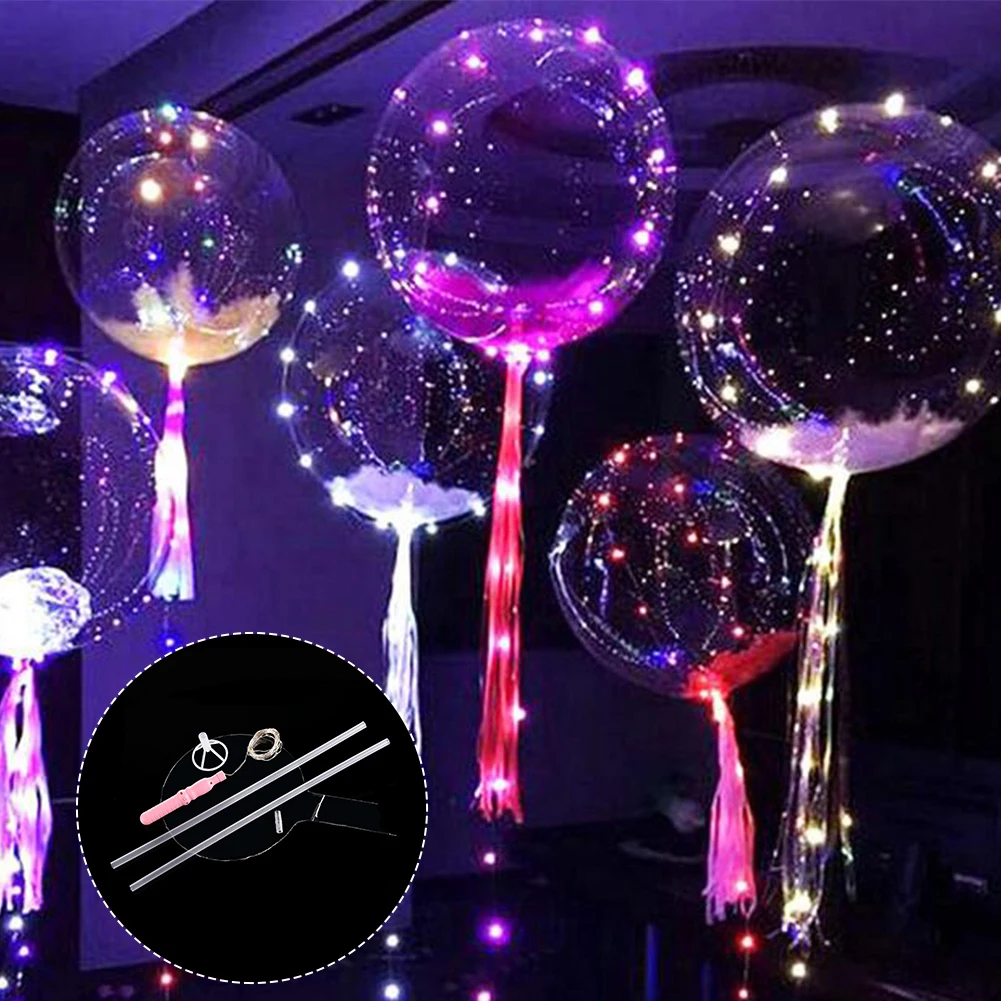 Wholesale 5pcs/set 18 inch LED Light String Bubble Balloon Glowing Light PVC Decorative Ball For party with Battery 3 Levels
Wholesale 5pcs/set 18 inch LED Light String Bubble Balloon Glowing Light PVC Decorative Ball For party with Battery 3 Levels