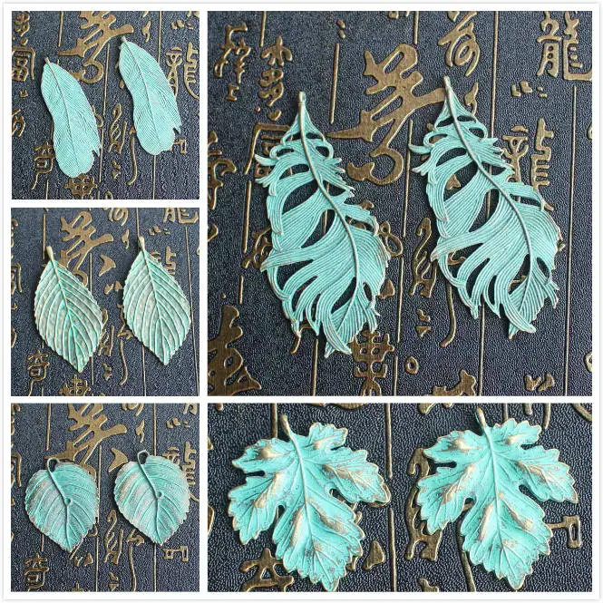Wholesale 3pcs/lot, Antique Green Bronze Leaf and Feather shape Beads, For DIY Jewelry Making ! can mixed wholesale !
Wholesale 3pcs/lot, Antique Green Bronze Leaf and Feather shape Beads, For DIY Jewelry Making ! can mixed wholesale !