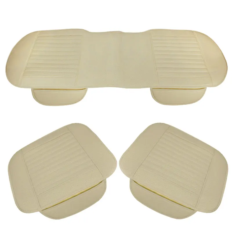 For Auto Chair Cushion Mat PU Leather Pad Set of 3PCS Car Seat Cover Universal Breathable Back Side Front
For Auto Chair Cushion Mat PU Leather Pad Set of 3PCS Car Seat Cover Universal Breathable Back Side Front
