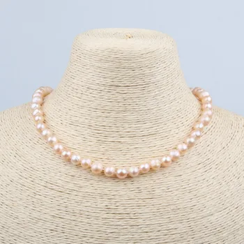 Pearl Necklace 100% Genuine Freshwater Cultured Pearl Necklace Jewelry Natural Pearl Fine Party Jewelry for Women 8-9 MM
Pearl Necklace 100% Genuine Freshwater Cultured Pearl Necklace Jewelry Natural Pearl Fine Party Jewelry for Women 8-9 MM