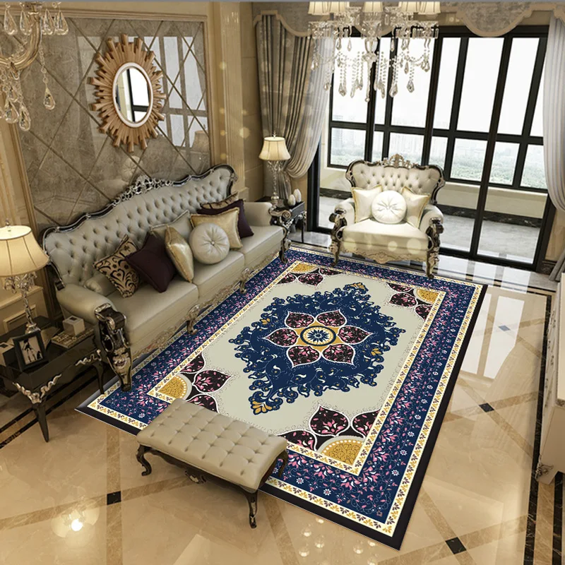 Modern Soft Persian Carpet For Living Room Non-slip European Style Carpet For Bedroom Bedside Rugs Parlor Floor Door Mat
Modern Soft Persian Carpet For Living Room Non-slip European Style Carpet For Bedroom Bedside Rugs Parlor Floor Door Mat