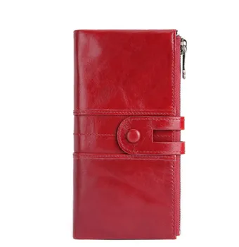 women RFID Genuine leather wallet new fashion candy casual long business female clutch bag phone purse Card & ID Holders wallets
women RFID Genuine leather wallet new fashion candy casual long business female clutch bag phone purse Card & ID Holders wallets