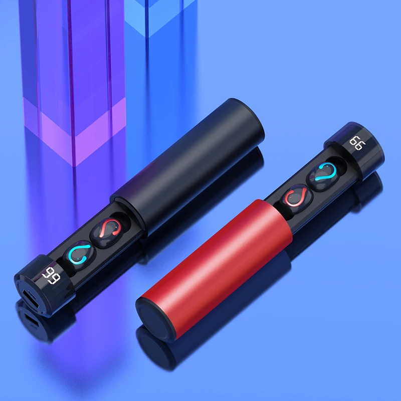 TWS Wireless Earphones 3D Stereo Mini Bluetooth Earphone 5.0 with Dual Mic Sports IPX4 Waterproof Wireless Earbuds Auto Pairing
TWS Wireless Earphones 3D Stereo Mini Bluetooth Earphone 5.0 with Dual Mic Sports IPX4 Waterproof Wireless Earbuds Auto Pairing