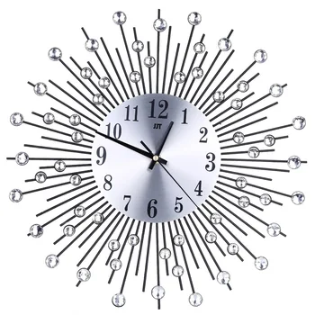 Metal Plus Diamond Wall Iron Art Inlaid Flower Living Room Bedroom Silence Clock Home Decor
Metal Plus Diamond Wall Iron Art Inlaid Flower Living Room Bedroom Silence Clock Home Decor