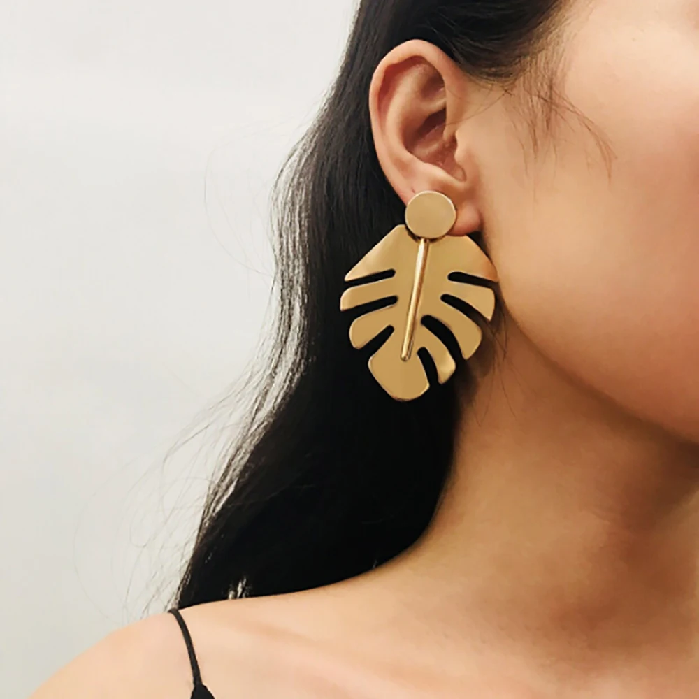 New Fashion Earrings For Women Leaf Hanging Earrings Women Party Birthday Gifts Accessory Jewelry Gold Color
New Fashion Earrings For Women Leaf Hanging Earrings Women Party Birthday Gifts Accessory Jewelry Gold Color