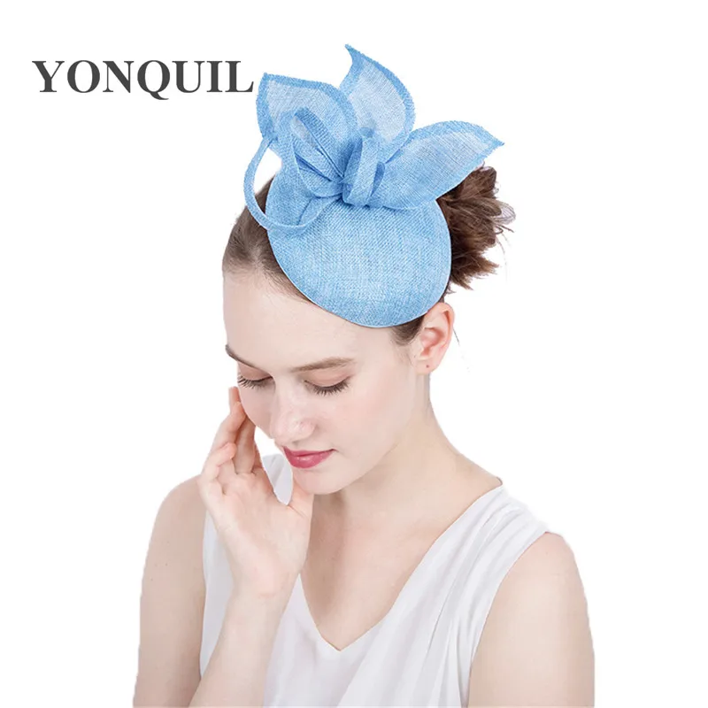 women's Bridal imitation Sinamay Fascinator light blue headwear Event Occasion Hat for Kentucky Derby Church Wedding Party Race
women's Bridal imitation Sinamay Fascinator light blue headwear Event Occasion Hat for Kentucky Derby Church Wedding Party Race