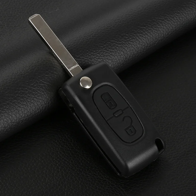 2 Buttons Flip Folding Remote Key Shell Fob Case with Blade for Peugeot 407 408 307 308 107 Car Accessories Car Key Auto Parts
2 Buttons Flip Folding Remote Key Shell Fob Case with Blade for Peugeot 407 408 307 308 107 Car Accessories Car Key Auto Parts