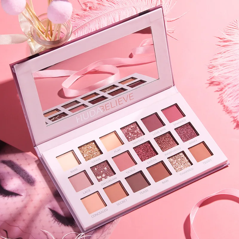 18 Color HUD Beauty Palette Desert Rose Eyeshadow InsTiktok Glitter Internet Celebrity Pearlescent Matte Beauty Glazed
18 Color HUD Beauty Palette Desert Rose Eyeshadow InsTiktok Glitter Internet Celebrity Pearlescent Matte Beauty Glazed