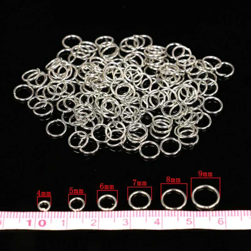 500pcs/lot Antique Silver Plated Single Loops Jump Rings&Split Rings Jewelry Findings Accessories fit for Jewelry Making
500pcs/lot Antique Silver Plated Single Loops Jump Rings&Split Rings Jewelry Findings Accessories fit for Jewelry Making