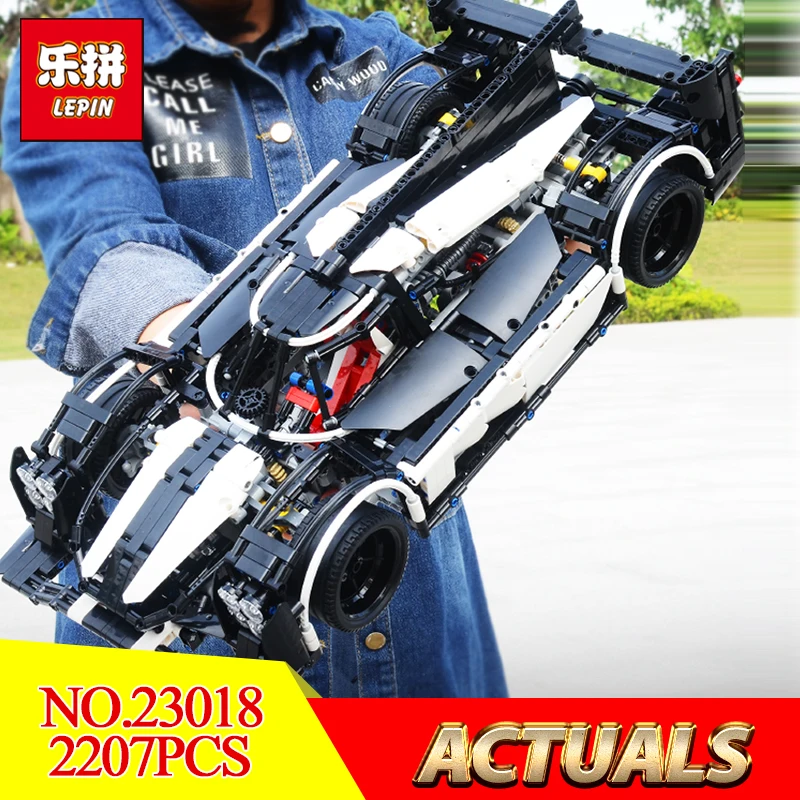 New Lepin 23018 Technic Series Moc 5530 HybridSuper Racing Car Blocks Bricks Building Educational Toys Model Gifts Funny Model
New Lepin 23018 Technic Series Moc 5530 HybridSuper Racing Car Blocks Bricks Building Educational Toys Model Gifts Funny Model