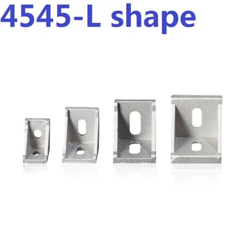 10PCS/LOT L type 4545 EuropeanEU standard aluminum corner Right angle connecting piece 90 degree bracketsingle brackets
10PCS/LOT L type 4545 EuropeanEU standard aluminum corner Right angle connecting piece 90 degree bracketsingle brackets