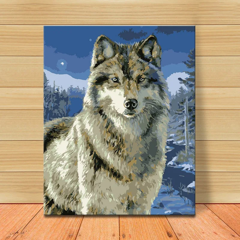 MOLEK DIY Oil Painting by Numbers Kit Wolf Animals Abstract Acrylic Painting on Canvas Home Decor Wall Artwork for Living Room
MOLEK DIY Oil Painting by Numbers Kit Wolf Animals Abstract Acrylic Painting on Canvas Home Decor Wall Artwork for Living Room