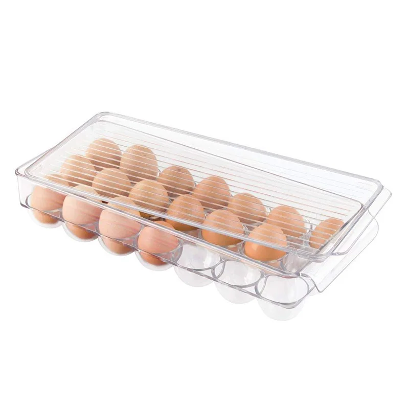 Kitchen Racks & Holders 14/21 Grid Egg Box Food Container Organizer Boxes for Storage Double Layer Multifunctional Egg Crisper
Kitchen Racks & Holders 14/21 Grid Egg Box Food Container Organizer Boxes for Storage Double Layer Multifunctional Egg Crisper