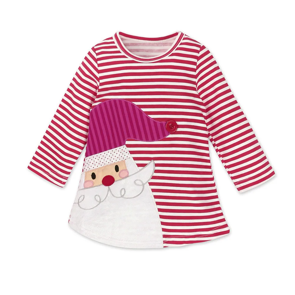 fashion 2018 spring Kids baby girl dress lovely Santa Striped Princess Dress Christmas baby girl clothes vestido infantil
fashion 2018 spring Kids baby girl dress lovely Santa Striped Princess Dress Christmas baby girl clothes vestido infantil