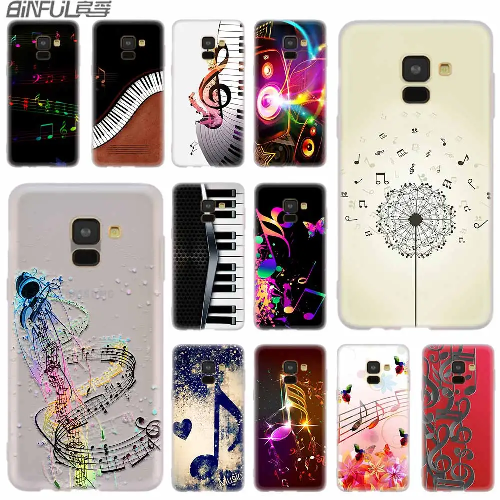 Cover Silicone case For Samsung Galaxy A6 A8 A9 A7 A5 A3 Plus 2018 2017 2016 2015 A6S Star black white music piano keys notes
Cover Silicone case For Samsung Galaxy A6 A8 A9 A7 A5 A3 Plus 2018 2017 2016 2015 A6S Star black white music piano keys notes