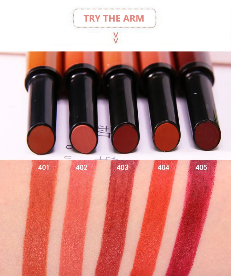 HOLD LIVE Matte Lipstick Pencil 5 Colors Press Long Lasting Lip Stick Pen Waterproof Pigment Red Lips Makeup Korean Maquiagem (2)