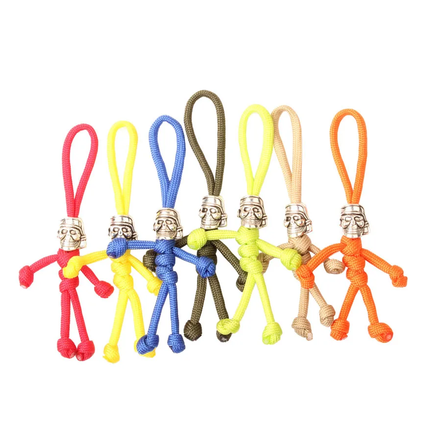 CAMPINGSKY Paracord Rope Keychain Outdoor Camping Survival equipment Parachute Cord Pirate Key Chain Ring Camping tools
CAMPINGSKY Paracord Rope Keychain Outdoor Camping Survival equipment Parachute Cord Pirate Key Chain Ring Camping tools