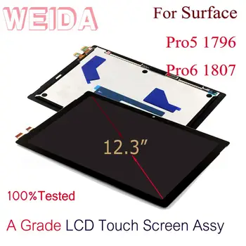 12.3" For Microsoft surface pro 5 1796 LCD Display Panel Tablet Touch Screen Digitizer Assembly Replacement Parts
12.3" For Microsoft surface pro 5 1796 LCD Display Panel Tablet Touch Screen Digitizer Assembly Replacement Parts