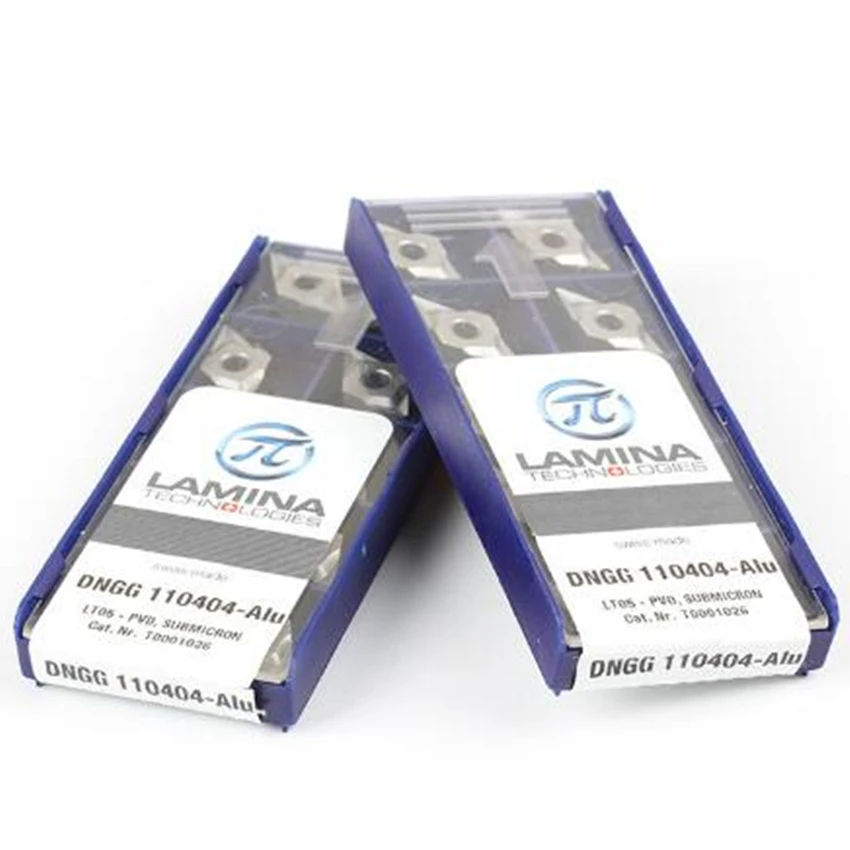 Пластинка DNGG110404-ALU LT05 DNGG331/DNGG110408-ALU DNGG332 ЧПУ твердосплавные пластины для Алюминий 10