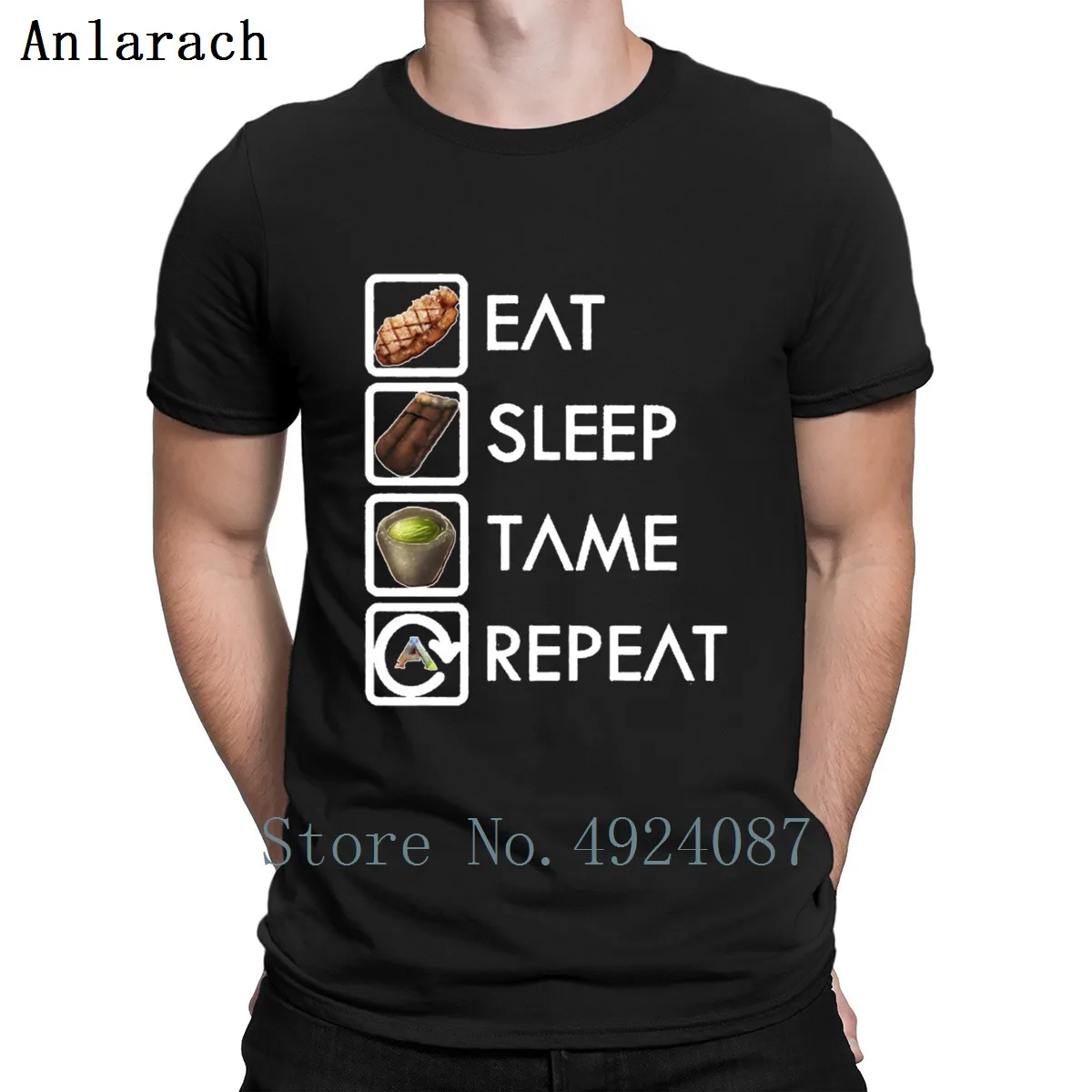 Ark Survival Evolved Eat Sleep Tame Repeat T Shirt Cheap Sale Creative Summer 2019 Male Tee Shirt Solid Color Euro Size Clever
Ark Survival Evolved Eat Sleep Tame Repeat T Shirt Cheap Sale Creative Summer 2019 Male Tee Shirt Solid Color Euro Size Clever