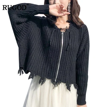 RUGOD Fashion Women Cardigan with Zipper Solid Hooded Knitted Sweater Women Korean Casual Cardigan Sueter Mujer Cardigan Women
RUGOD Fashion Women Cardigan with Zipper Solid Hooded Knitted Sweater Women Korean Casual Cardigan Sueter Mujer Cardigan Women