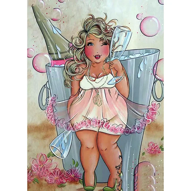 Full Square/Round Drill 5D DIY Diamond Painting Mosaic Cartoon "Fat Woman" Rhinestone Embroidery Cross Stitch 3D Home Decor Gift
Full Square/Round Drill 5D DIY Diamond Painting Mosaic Cartoon "Fat Woman" Rhinestone Embroidery Cross Stitch 3D Home Decor Gift