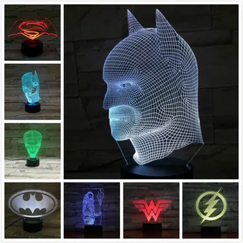 Dc Justice League Usb 3d Led Night Light Superhero batman superman the flash Wonder Woman Aquaman two face Joker Table Lamp
Dc Justice League Usb 3d Led Night Light Superhero batman superman the flash Wonder Woman Aquaman two face Joker Table Lamp