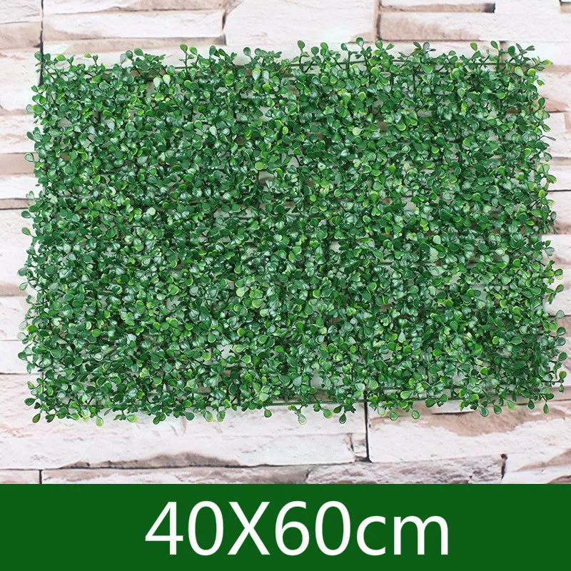 

40X60cm Artificial Milan Grass Carpet Turf Simulation plastic Plants lawn hotel home wedding background wall decoration