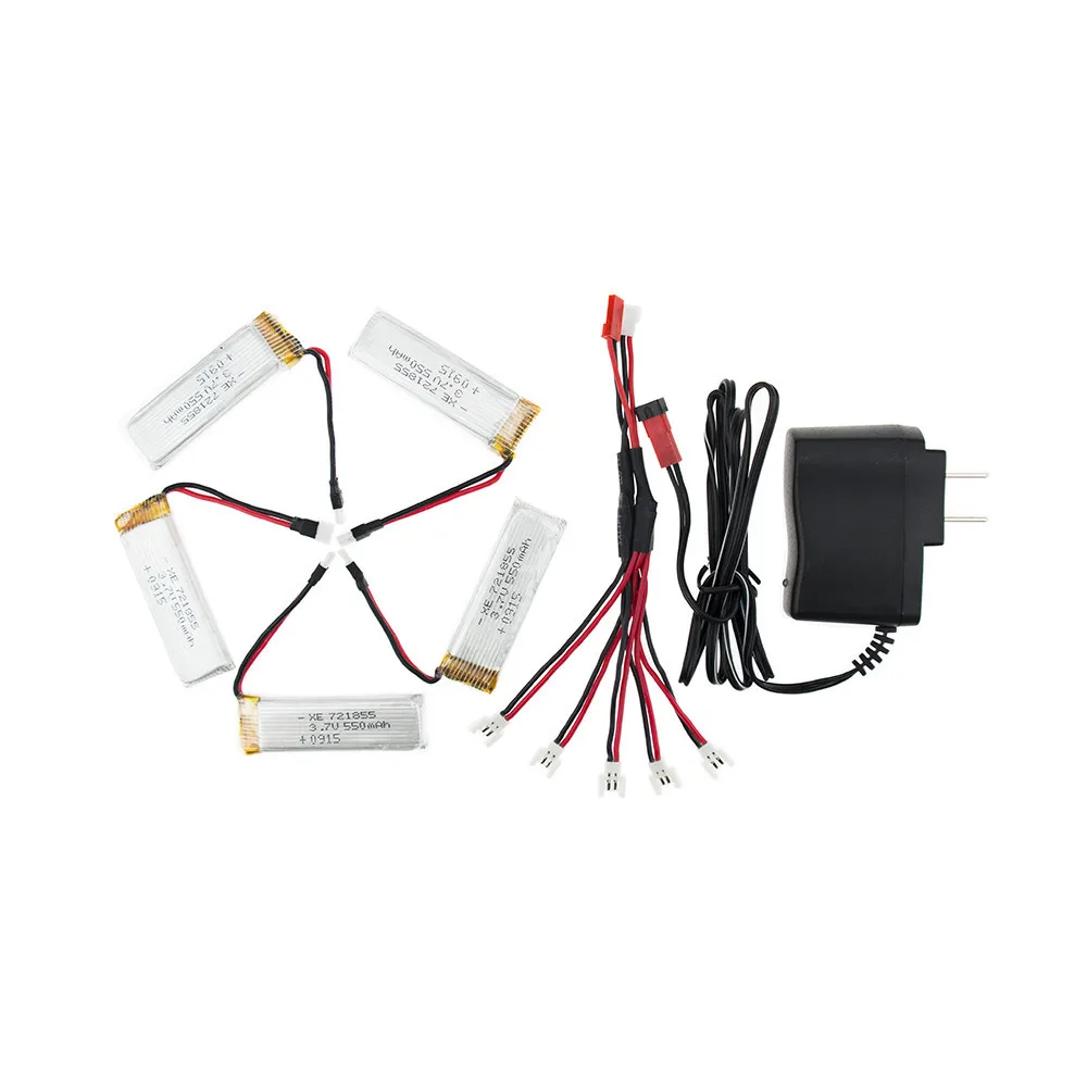 5pcs 3.7v 550mah lipo batteries and Charger w Charging Connector for wltoys v977 v930 RC Helicopter Drone Spare Part
5pcs 3.7v 550mah lipo batteries and Charger w Charging Connector for wltoys v977 v930 RC Helicopter Drone Spare Part