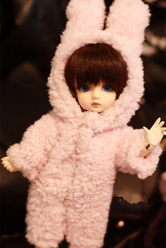 Lovely Rabbit Pajamas Pink Animal Outfit For BJD Doll 1/6 YOSD 1/4 MSD Doll Clothes Customized ALB12
Lovely Rabbit Pajamas Pink Animal Outfit For BJD Doll 1/6 YOSD 1/4 MSD Doll Clothes Customized ALB12