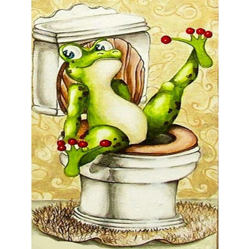 5d diy full diamond painting cross stitch mosaic toilet frog Home Decor full Square Diamond Mosaic 5D Diamond Embroidery Kits
5d diy full diamond painting cross stitch mosaic toilet frog Home Decor full Square Diamond Mosaic 5D Diamond Embroidery Kits