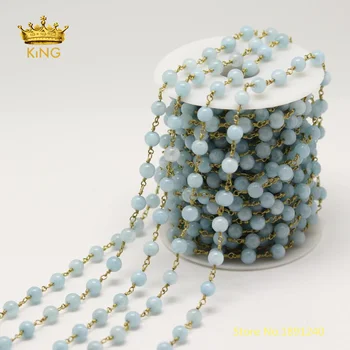 5meters Aqua Malaysia Jades Beaded Chains Findings,Smooth Round Stones Plated Bronze Copper Connectors Chain Bracelet ZJ208-4
5meters Aqua Malaysia Jades Beaded Chains Findings,Smooth Round Stones Plated Bronze Copper Connectors Chain Bracelet ZJ208-4