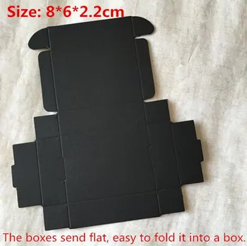 100pcs/lot-8*6*2.2cm Black Paperboard Party Box Craft Gift Packing Boxes Candy box Cosmetic Handmade Soap Package Box
100pcs/lot-8*6*2.2cm Black Paperboard Party Box Craft Gift Packing Boxes Candy box Cosmetic Handmade Soap Package Box