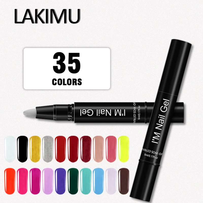LAKIMU 35 Colors Gel Nail Pen Gel 3D Nail Art DIY Decoration Tools Semi Permanent UV Primer Art Design Beauty Nail Drawing Pen
LAKIMU 35 Colors Gel Nail Pen Gel 3D Nail Art DIY Decoration Tools Semi Permanent UV Primer Art Design Beauty Nail Drawing Pen