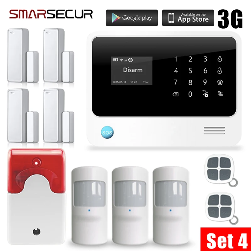 Etiger G90B Plus WiFi 3G GSM Alarm System Sensor English Spansih Russian Voice Android IOS App Smart Home
Etiger G90B Plus WiFi 3G GSM Alarm System Sensor English Spansih Russian Voice Android IOS App Smart Home