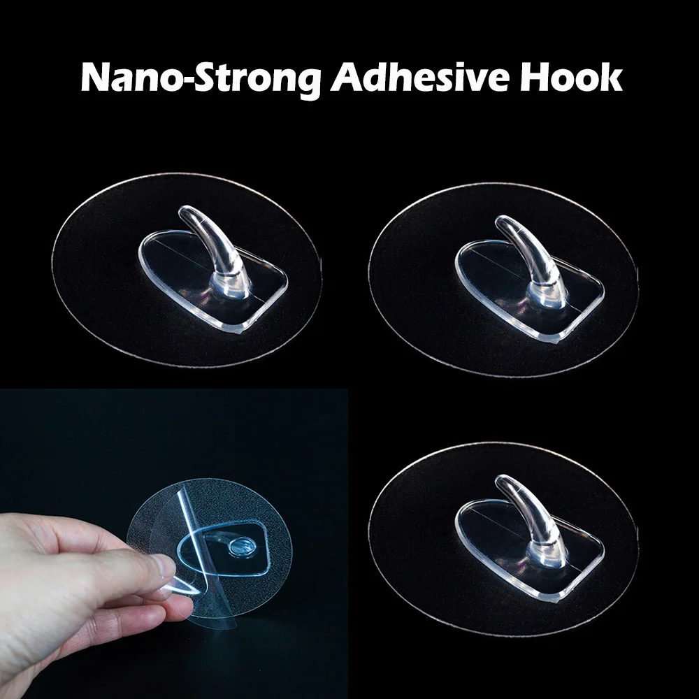 4 pcs Wall Hooks Non-Marking Nano-Strong Adhesive Hook , Wall Hook For Kitchen Bathroom , Washable Magic Storage Hangers mutfak
4 pcs Wall Hooks Non-Marking Nano-Strong Adhesive Hook , Wall Hook For Kitchen Bathroom , Washable Magic Storage Hangers mutfak