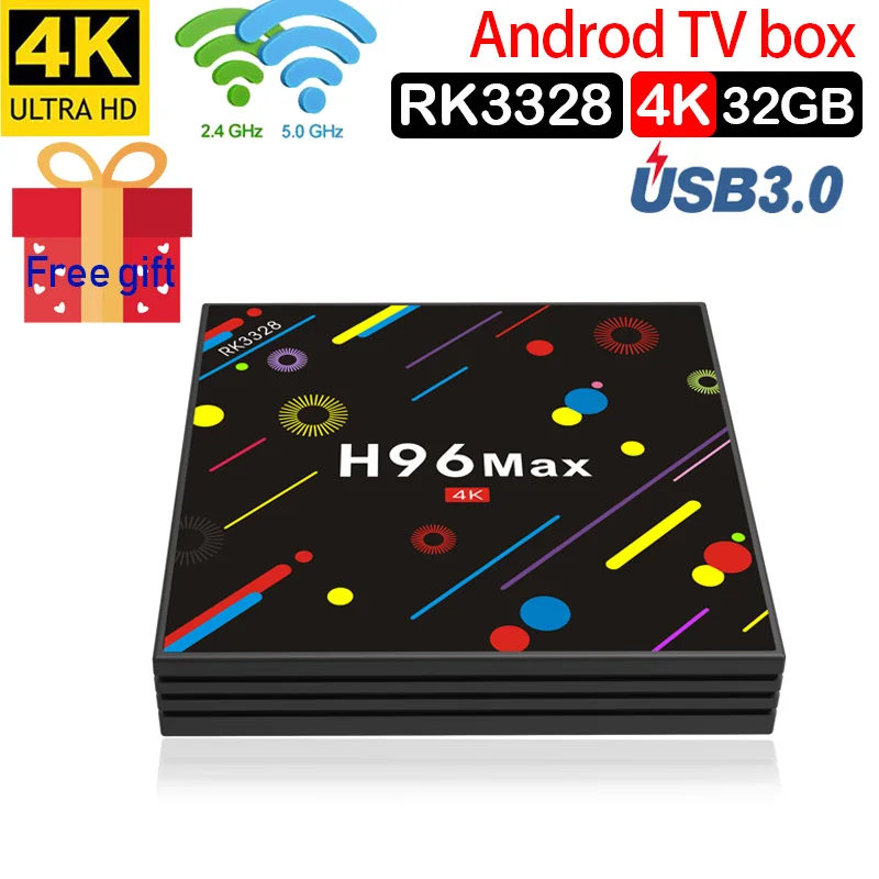 Smart TV BOX Android 7 1 Rockchip RK3328 DDR3 4 Гб di Ram 32 Rom IPTV Intelligente телеприставка k USB 3 0 HDR H.265 Media |