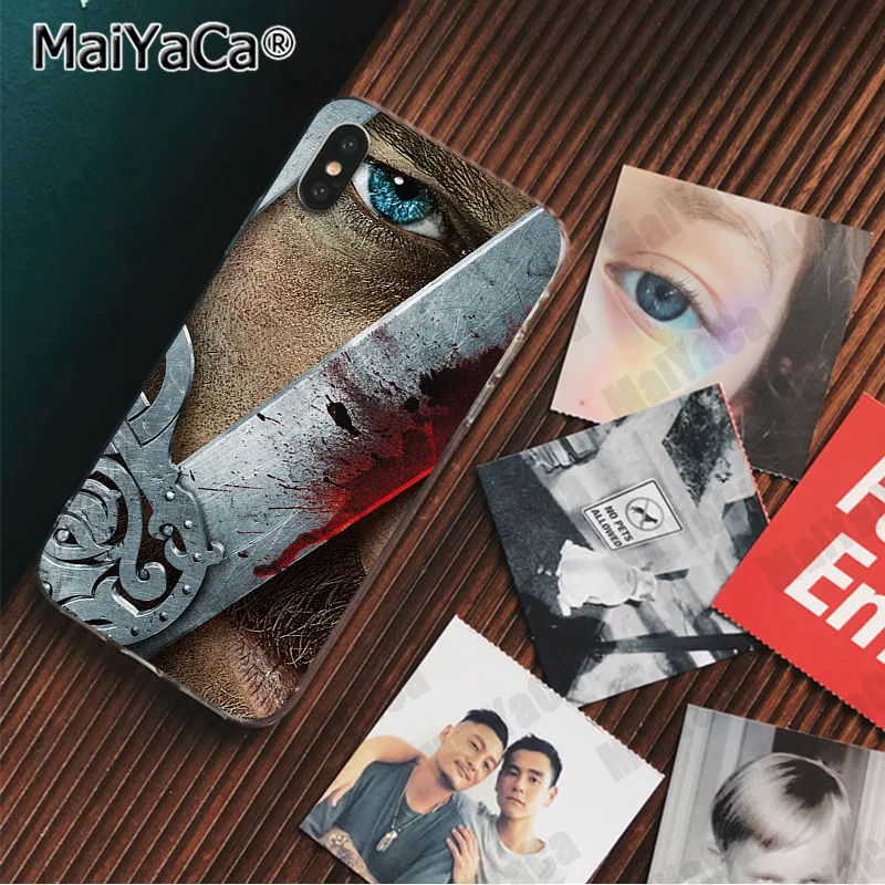 MaiYaCa vikings serie Colorful Cute Phone Accessories Case for iPhone X XS MAX 6 6S 7 7plus 8 8Plus 5 5S XR cover