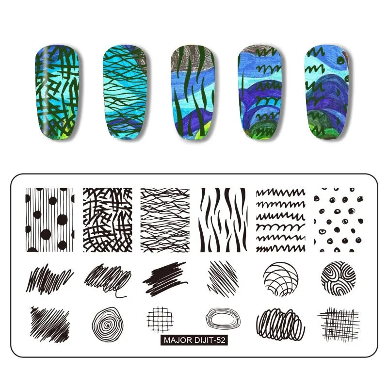 1Pcs 6.5*12.5CM Rectangle Lines Arrow Nail Art Stamping Plates Geometry Image Nail Stamp Template Manicure Tools
1Pcs 6.5*12.5CM Rectangle Lines Arrow Nail Art Stamping Plates Geometry Image Nail Stamp Template Manicure Tools