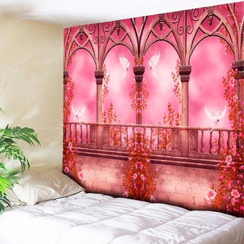 Pink Flowers Wall Handing Tapestry Psychedelic Palace Abstract Painting Decorative Tapestries Boho Beach Throw Towel Bed Sheets
Pink Flowers Wall Handing Tapestry Psychedelic Palace Abstract Painting Decorative Tapestries Boho Beach Throw Towel Bed Sheets